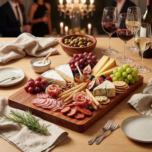 Elevate Your Dinner Parties with Elegant Sapele Serving Boards