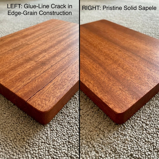 No Glue - Solid Wood Cutting Boards and Kitchen Cutlery