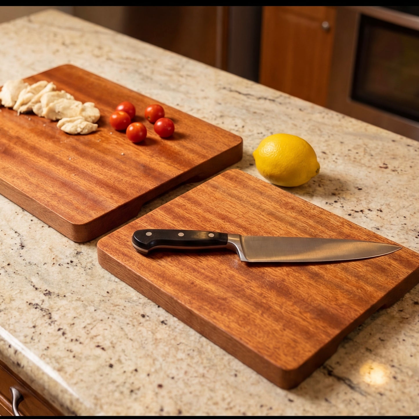 The Wood Chef large cutting board serving charcuterie board