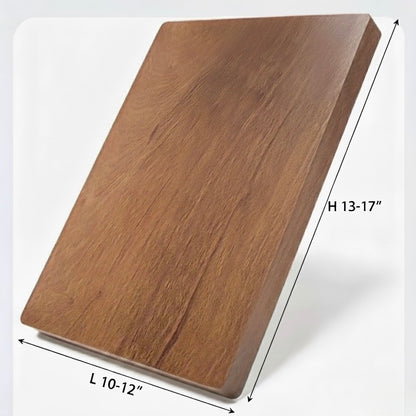 Large solid wood cutting board 12x17 for meal prep and serving