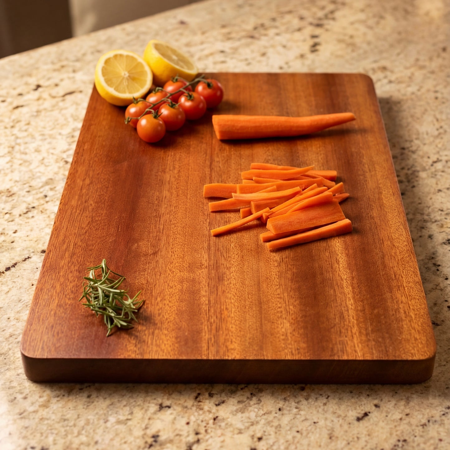 Natural hardwood cutting board no mineral oil chemical free