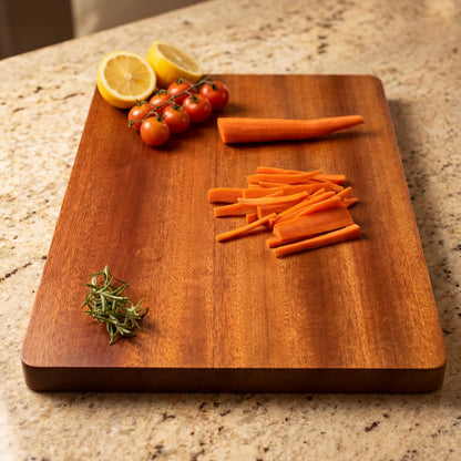 Natural hardwood cutting board no mineral oil chemical free