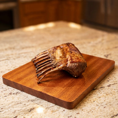 The Wood Chef cutting board thickness 1 inch solid Sapele