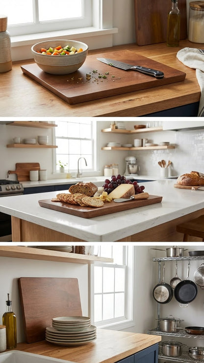 The Wood Chef Sapele board natural wood grain beauty
