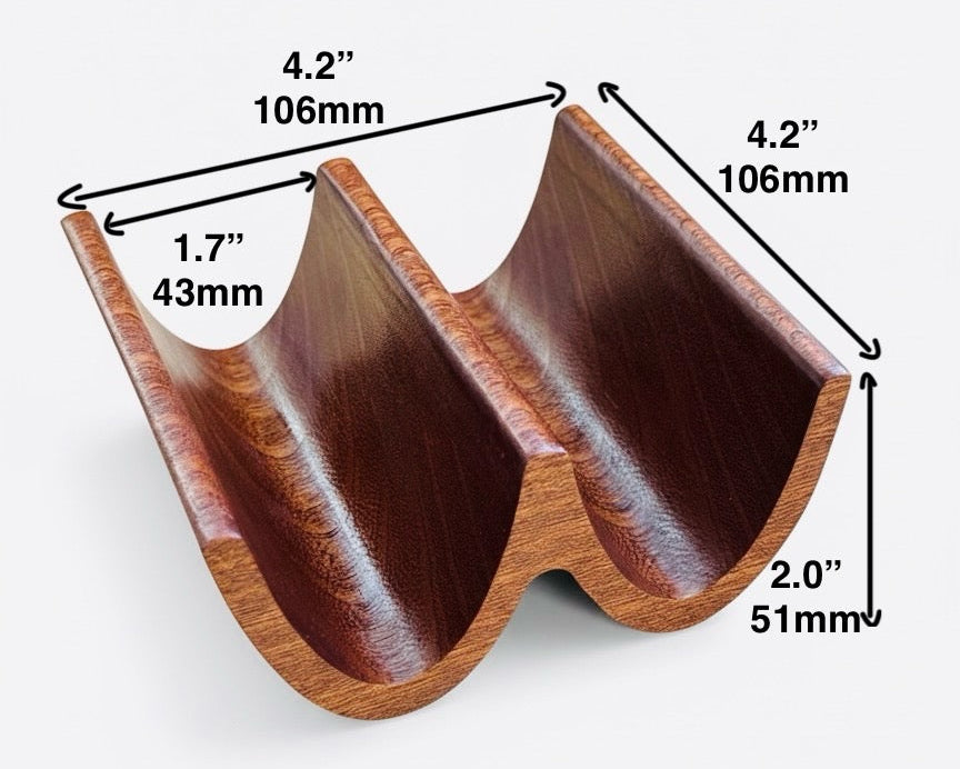 Handcrafted Wooden Taco Holder for Perfect Taco Nights