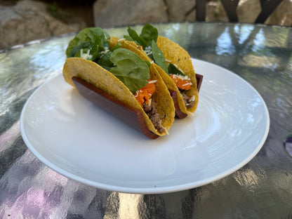 Solid Wood Double Taco Holder