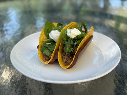 Solid Wood Double Taco Holder