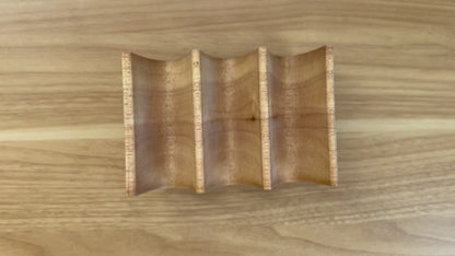 Handcrafted Wooden Taco Holder for Perfect Taco Nights