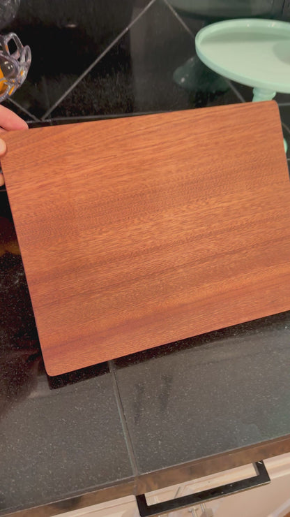 Solid Wood Cutting Board — Single-Slab, No Glue, No Chemicals